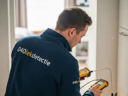 Gasmonteur van 040 Lekdetectie voert gaslekdetectie uit in Eindhoven, spoort gaslekken op.